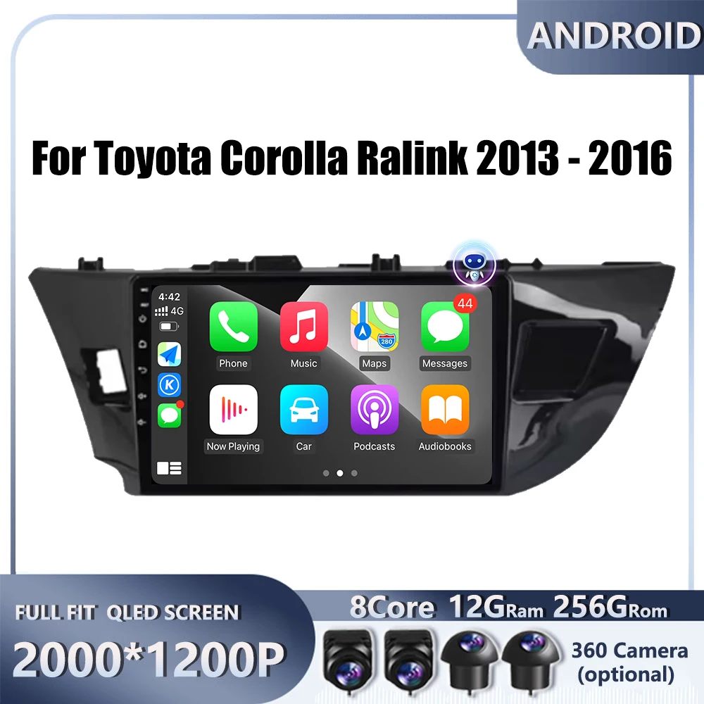 10“ Android 16 For Toyota Corolla Ralink 2013 - 2016 Car Radio Stereo Multimedia Video GPS Navigation Player QLED screen BT 5.0
10“ Android 16 For Toyota Corolla Ralink 2013 - 2016 Car Radio Stereo Multimedia Video GPS Navigation Player QLED screen BT 5.0
