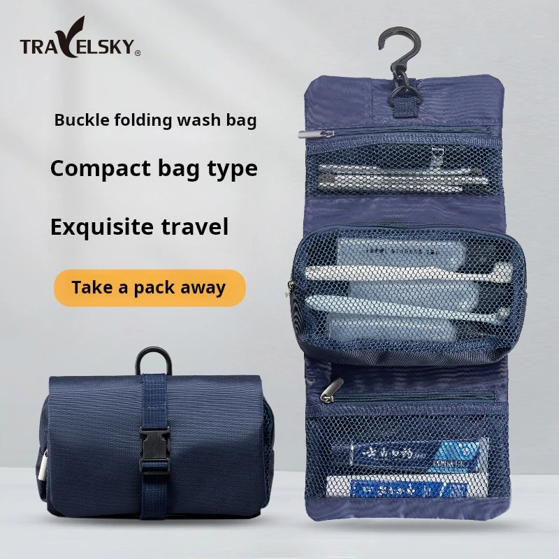 Japanese Clip Foldable Hanging Toiletry Bag - Travel Cosmetic Organizer for Men (Multi-Pocket Waterproof)
Japanese Clip Foldable Hanging Toiletry Bag - Travel Cosmetic Organizer for Men (Multi-Pocket Waterproof)
