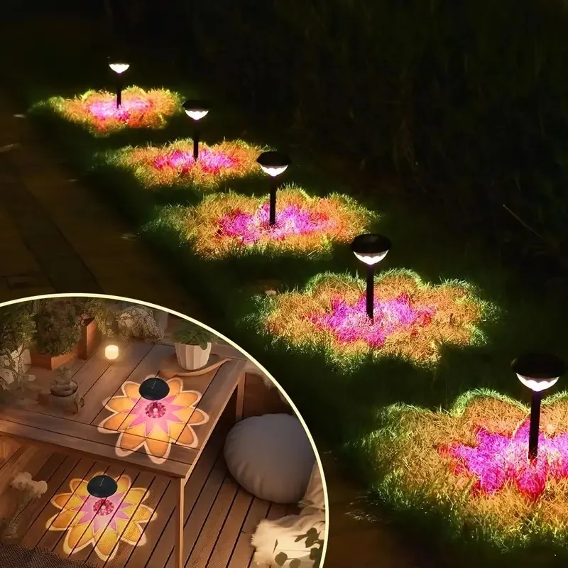 E5 Solar Lights Outdoor Flower Shape Shadow Lawn Solar Power Lamp Pathway Garden Lights LED Landscape Light Decorative Walkway
E5 Solar Lights Outdoor Flower Shape Shadow Lawn Solar Power Lamp Pathway Garden Lights LED Landscape Light Decorative Walkway