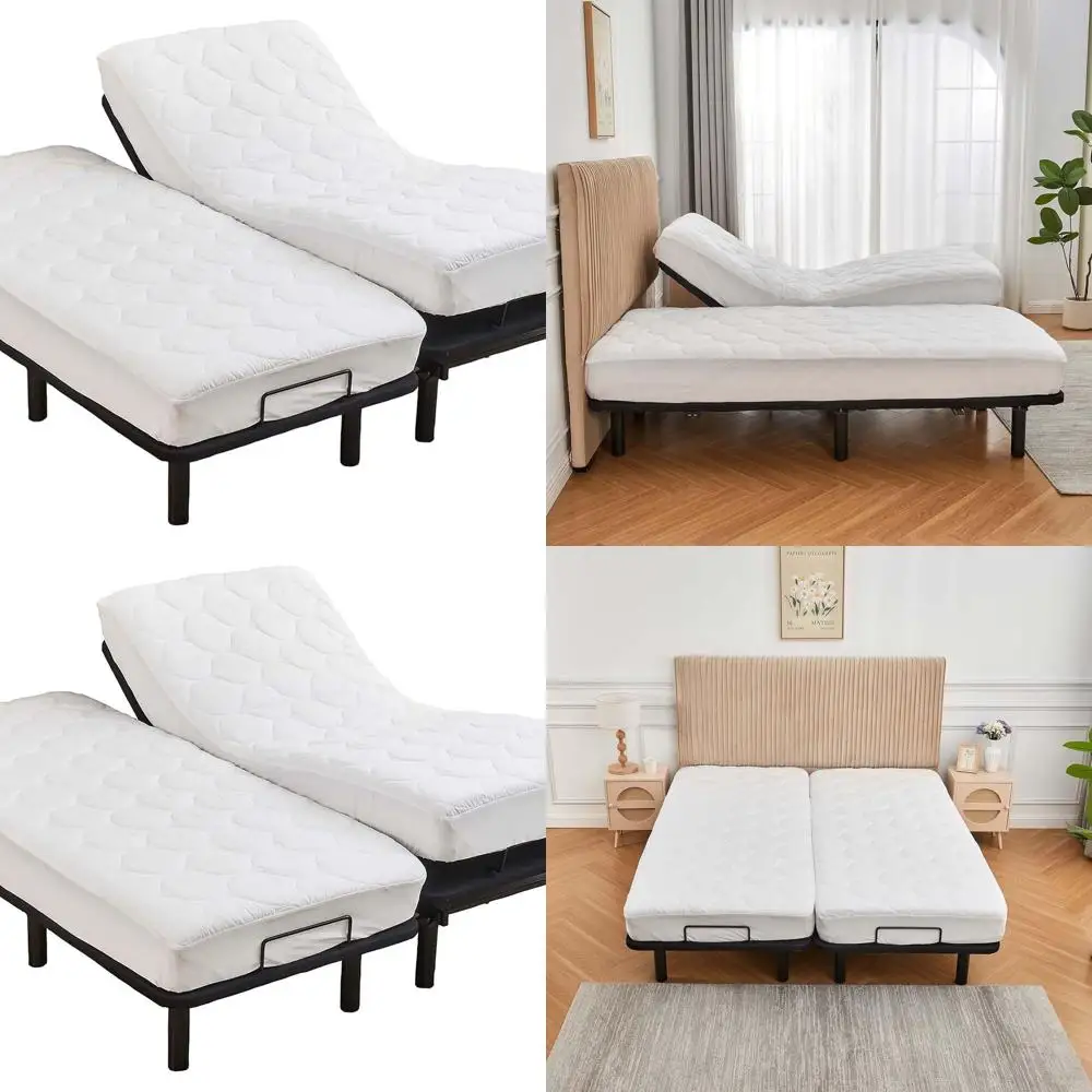Дышащая подушка-наматрасник для регулируемых разделенных кроватей Cal King
Дышащая подушка-наматрасник для регулируемых разделенных кроватей Cal King