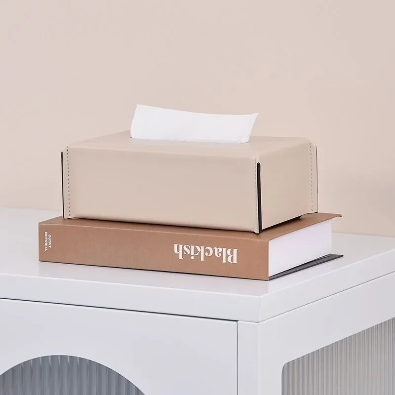 Nordic Style PU Leather Tissue Box Minimalist Design Waterproof Desktop Paper Holder for Living Room Bedroom Storage Organizer
Nordic Style PU Leather Tissue Box Minimalist Design Waterproof Desktop Paper Holder for Living Room Bedroom Storage Organizer