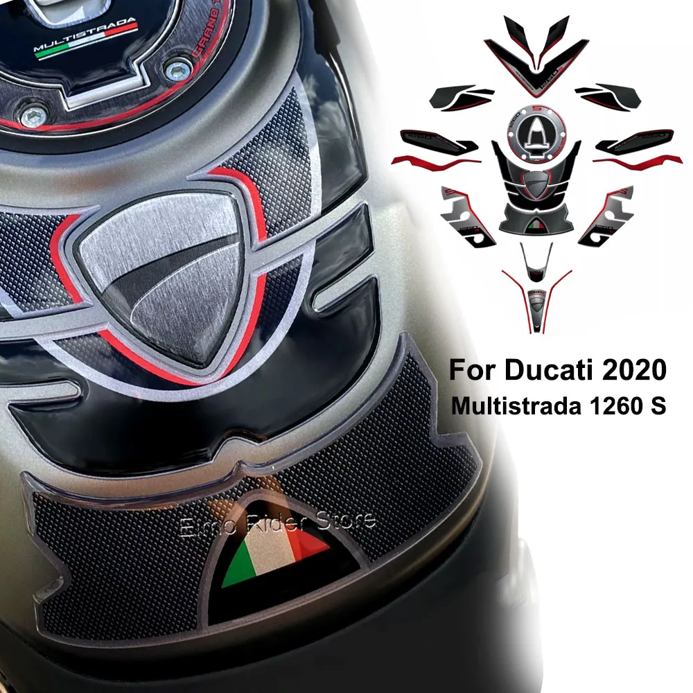 For Ducati Multistrada 1260 S 2020 Motorcycle 3D Resin Tank Pad Protection Stickers Kit Waterproof Anti-scratch Protector
For Ducati Multistrada 1260 S 2020 Motorcycle 3D Resin Tank Pad Protection Stickers Kit Waterproof Anti-scratch Protector