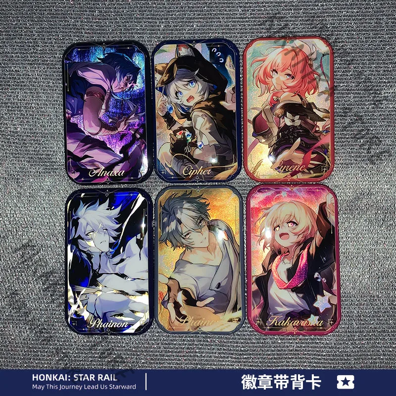 Honkai: Star Rail Anaxa Hyacine Cosplay Double-flash Reflective Badge Mydei Cipher Phainon Tribbie Kakavasha Cyrene Castorice
Honkai: Star Rail Anaxa Hyacine Cosplay Double-flash Reflective Badge Mydei Cipher Phainon Tribbie Kakavasha Cyrene Castorice