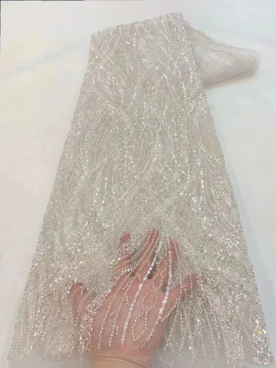 Gold African Tulle Lace Fabric 2025 French Net Sequins Fabric Sewing Embroidery With Beads Lace Tulle Mesh Nigeria Dress 5 Yards
Gold African Tulle Lace Fabric 2025 French Net Sequins Fabric Sewing Embroidery With Beads Lace Tulle Mesh Nigeria Dress 5 Yards