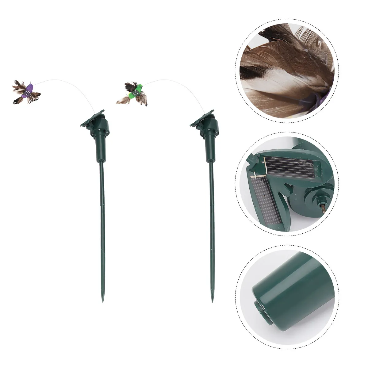 2Pcs Hummingbird Flying Decoration Random Color Garden Ornament Craft Adornment Outdoor Indoor Sound Flapping
2Pcs Hummingbird Flying Decoration Random Color Garden Ornament Craft Adornment Outdoor Indoor Sound Flapping
