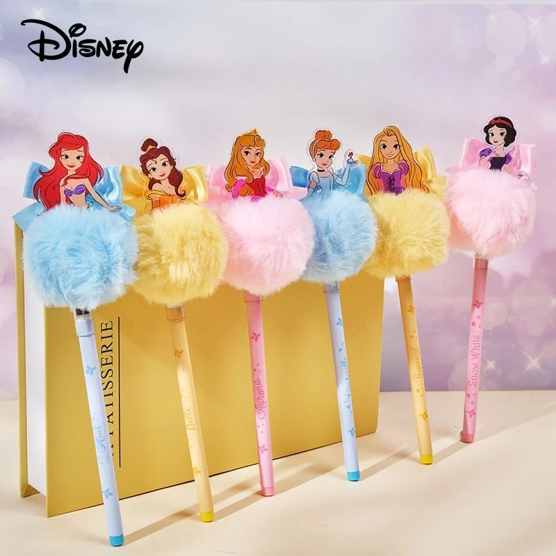 Disney Princess Pom Pom Ballpoint Pens Belle Ariel Cinderella Rapunzel Topped Pens for Girls Stationery for Girls Toys Gift
Disney Princess Pom Pom Ballpoint Pens Belle Ariel Cinderella Rapunzel Topped Pens for Girls Stationery for Girls Toys Gift