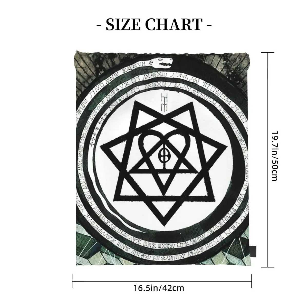 Him Band Album Heartagram Ville Valo Cool Backpacks Casual Drawstring Bundle Pocket Sundries Bag Book Bags for Travel Students
Him Band Album Heartagram Ville Valo Cool Backpacks Casual Drawstring Bundle Pocket Sundries Bag Book Bags for Travel Students