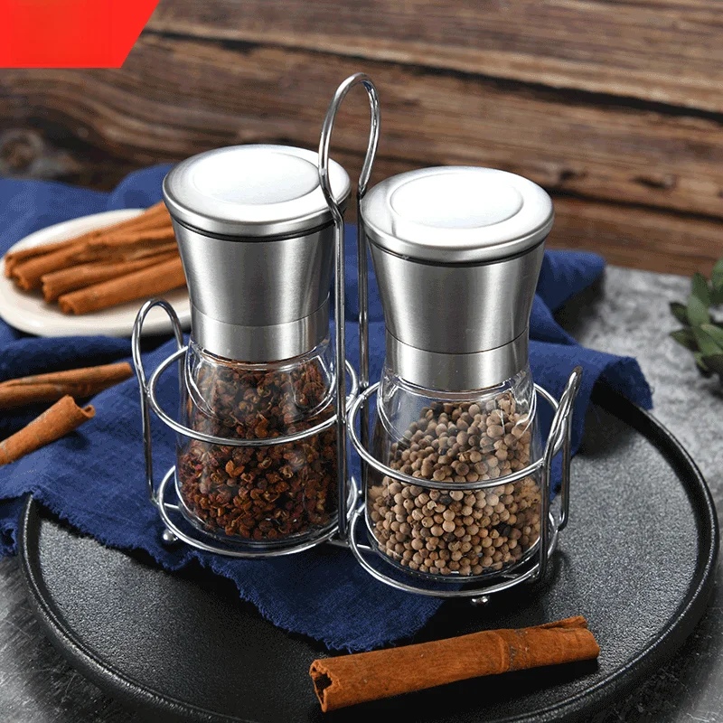 New Manual Stainless Steel Pepper Grinder Kitchen Supplies Sichuan Peppercorns Black Pepper Glass Grinder Freshman Condiment ...
New Manual Stainless Steel Pepper Grinder Kitchen Supplies Sichuan Peppercorns Black Pepper Glass Grinder Freshman Condiment ...