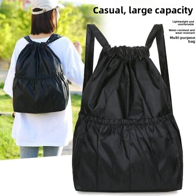 Ladies Portable Travel Lightweight Dual-Shoulder Backpack Drawstring Bag Versatile Outdoor Sports Bag Mommy Bag Large Capacit...
Ladies Portable Travel Lightweight Dual-Shoulder Backpack Drawstring Bag Versatile Outdoor Sports Bag Mommy Bag Large Capacit...