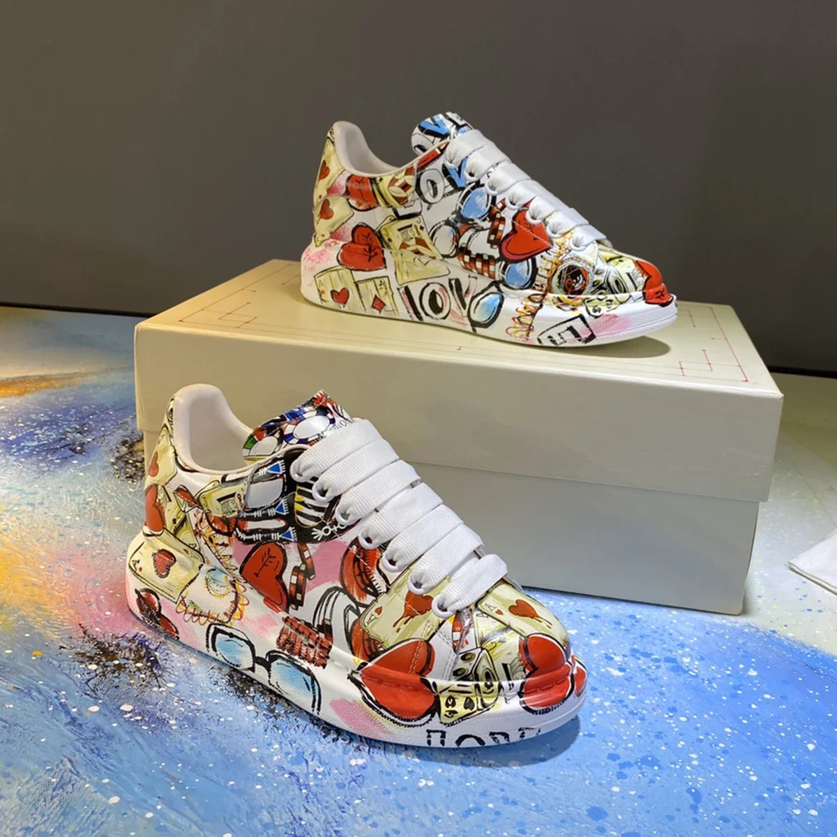 Top High Quality Womens Trendy Casual Shoes 34-46 Luxury Mens Real Leather Unisex Sneakers Designr Lovers Tide Shoes YN00880
Top High Quality Womens Trendy Casual Shoes 34-46 Luxury Mens Real Leather Unisex Sneakers Designr Lovers Tide Shoes YN00880