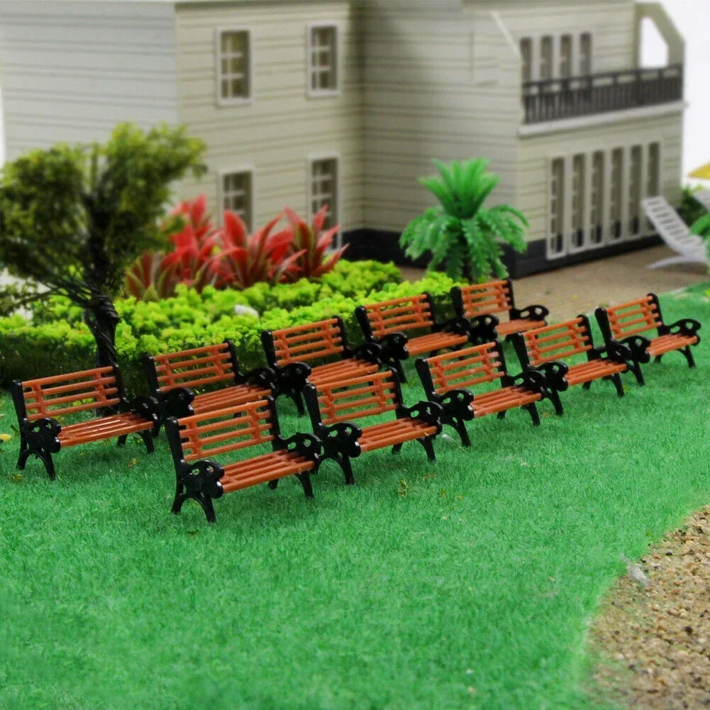 12Pcs Miniatures Model Train 1:50 Scale Bench Chair Settee Street Park Layout Plastic Crafts For Home Decor Kids Toys
12Pcs Miniatures Model Train 1:50 Scale Bench Chair Settee Street Park Layout Plastic Crafts For Home Decor Kids Toys