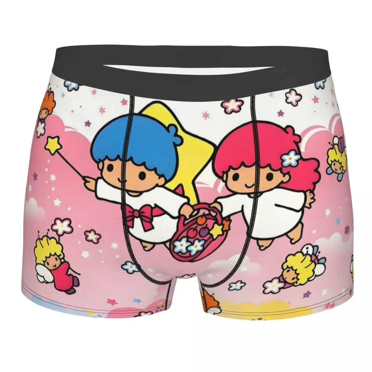 Sanrio Little Twin Stars аниме нижнее белье мужские дышащие кавайные трусы-боксеры с героями мультфильмов шорты мягкие трусы для Homme
Sanrio Little Twin Stars аниме нижнее белье мужские дышащие кавайные трусы-боксеры с героями мультфильмов шорты мягкие трусы для Homme