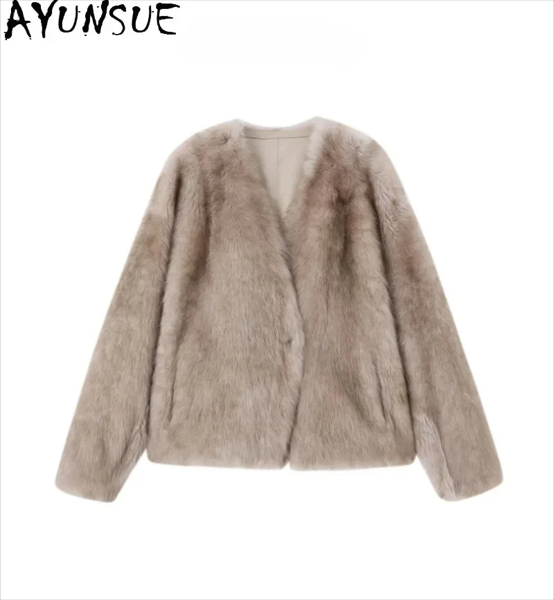 AYUNSUE Natural Sheepskin Fur Coat Women Clothing Winter Jacket Tuscary Real Leather Lamb Wool Womens Coats Casaco Feminino
AYUNSUE Natural Sheepskin Fur Coat Women Clothing Winter Jacket Tuscary Real Leather Lamb Wool Womens Coats Casaco Feminino