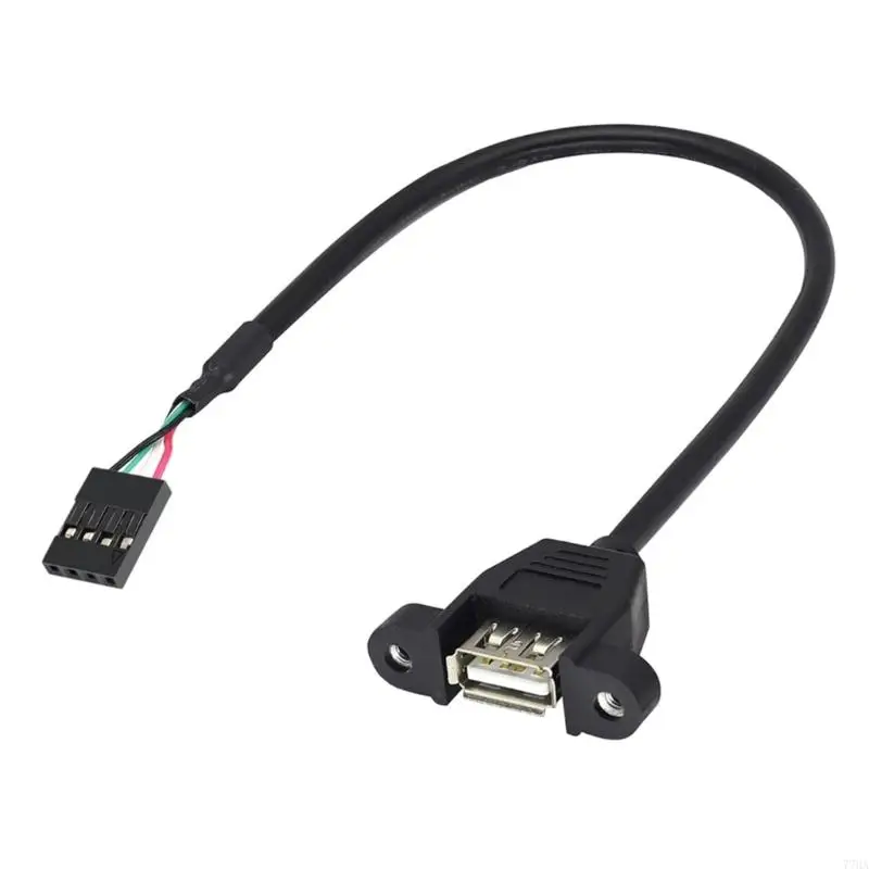 77HA Надежный внутренний кабель USB USB с винтовой панелью для электронных инженеров
77HA Надежный внутренний кабель USB USB с винтовой панелью для электронных инженеров