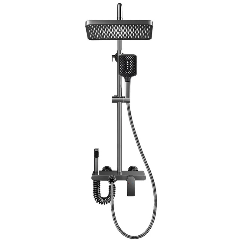 High-end bathroom shower shower set household shower bathroom bath bath toilet thickened pressurized nozzle
High-end bathroom shower shower set household shower bathroom bath bath toilet thickened pressurized nozzle