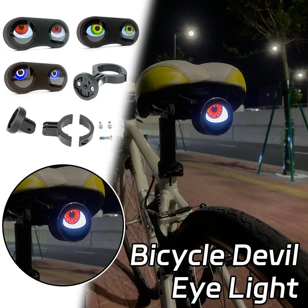 New Dynamic LED Devil Eye LED Eye Light Modified Bicycle Motorcycle Headlights With Built-In Battery Bicycle Warning Light
New Dynamic LED Devil Eye LED Eye Light Modified Bicycle Motorcycle Headlights With Built-In Battery Bicycle Warning Light