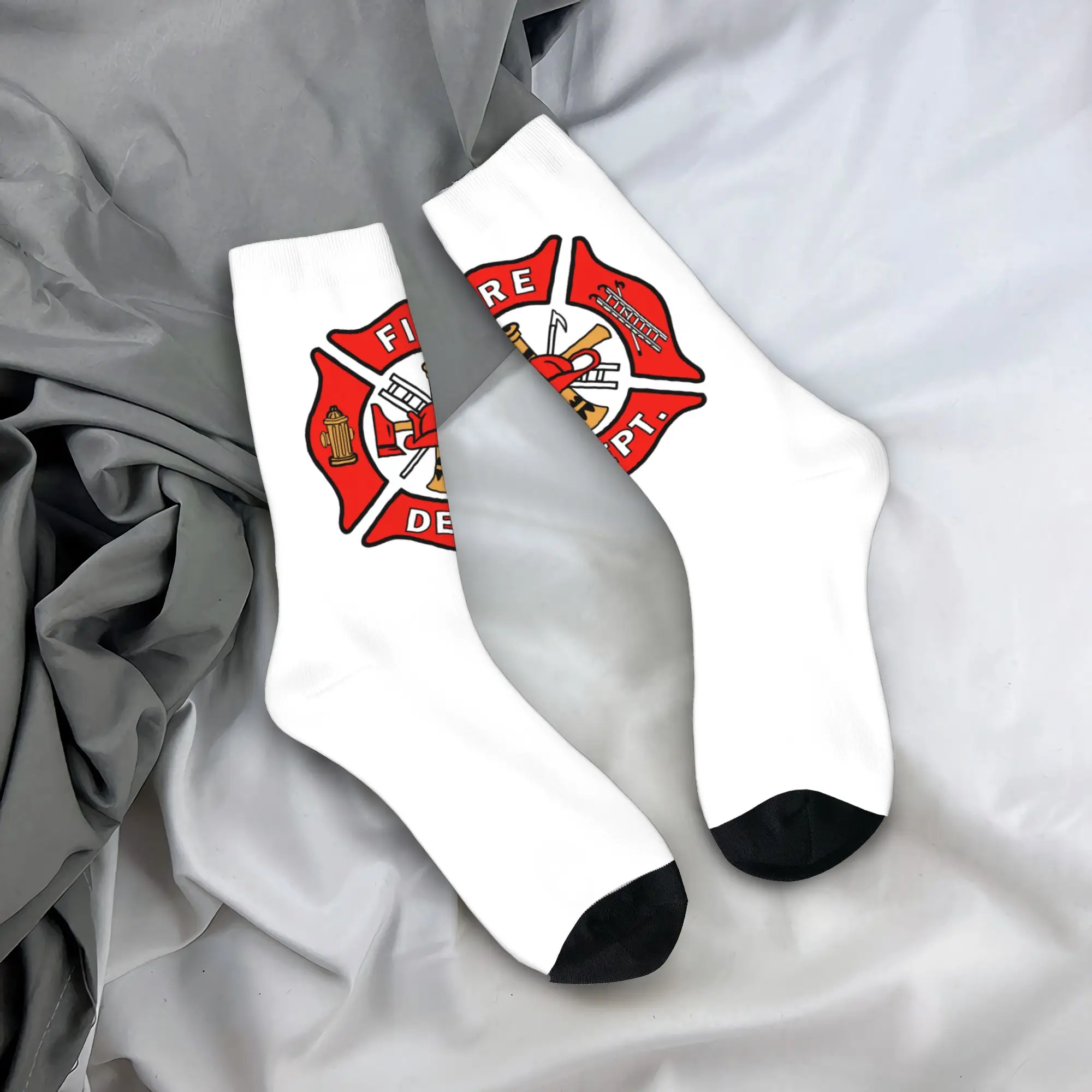 Custom Cute Printed Firefighter Department Logo Socks for Men Women Stretchy Summer Autumn Winter Fireman Fire Rescue Crew Socks
Custom Cute Printed Firefighter Department Logo Socks for Men Women Stretchy Summer Autumn Winter Fireman Fire Rescue Crew Socks