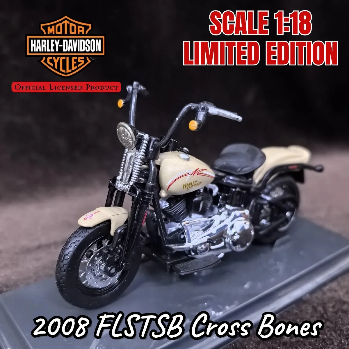 Лимитированная мини-модель мотоцикла HD 2008 FLSTSB в масштабе 1:18, реплика автомобиля, миниатюрная фигурка, детский рождественский подарок, игрушка
Лимитированная мини-модель мотоцикла HD 2008 FLSTSB в масштабе 1:18, реплика автомобиля, миниатюрная фигурка, детский рождественский подарок, игрушка
