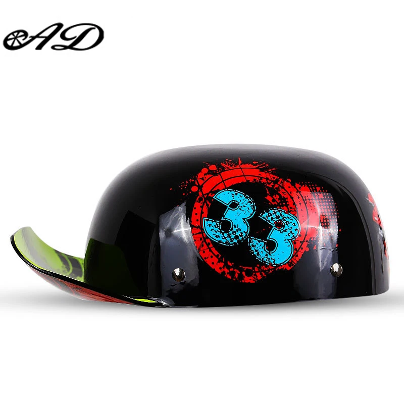 Motorcycle Helmet Gray Men's And Women's Locomotive Retro Half Helmet Personality Cool Summer Hard Hat Baseball Cap Hat Helmet
Motorcycle Helmet Gray Men's And Women's Locomotive Retro Half Helmet Personality Cool Summer Hard Hat Baseball Cap Hat Helmet