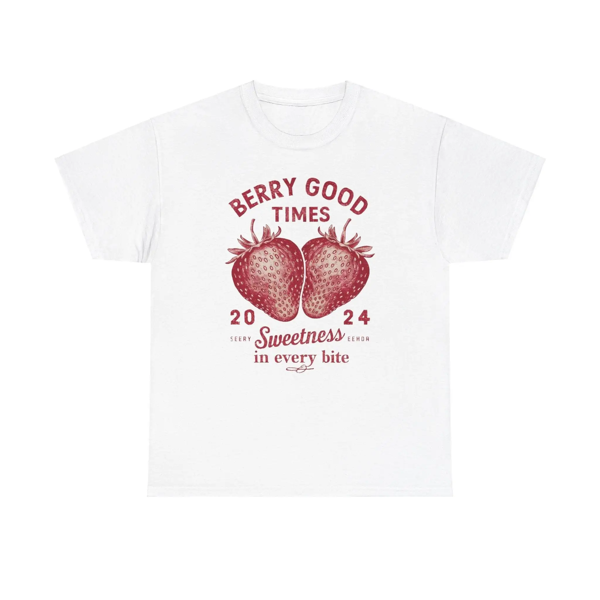 Футболка Berry Good Times Sweetness in Every Bite 2024, клубничная повседневная одежда
Футболка Berry Good Times Sweetness in Every Bite 2024, клубничная повседневная одежда