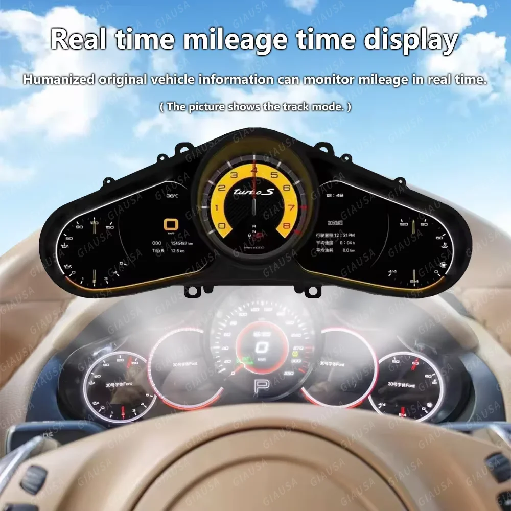 12.3 Inch Car Digital Gauge Instrument Cluster For Porsche Cayenne 2011-2016 Vertical Screen Digital Car Speed Meter Dashboard
12.3 Inch Car Digital Gauge Instrument Cluster For Porsche Cayenne 2011-2016 Vertical Screen Digital Car Speed Meter Dashboard