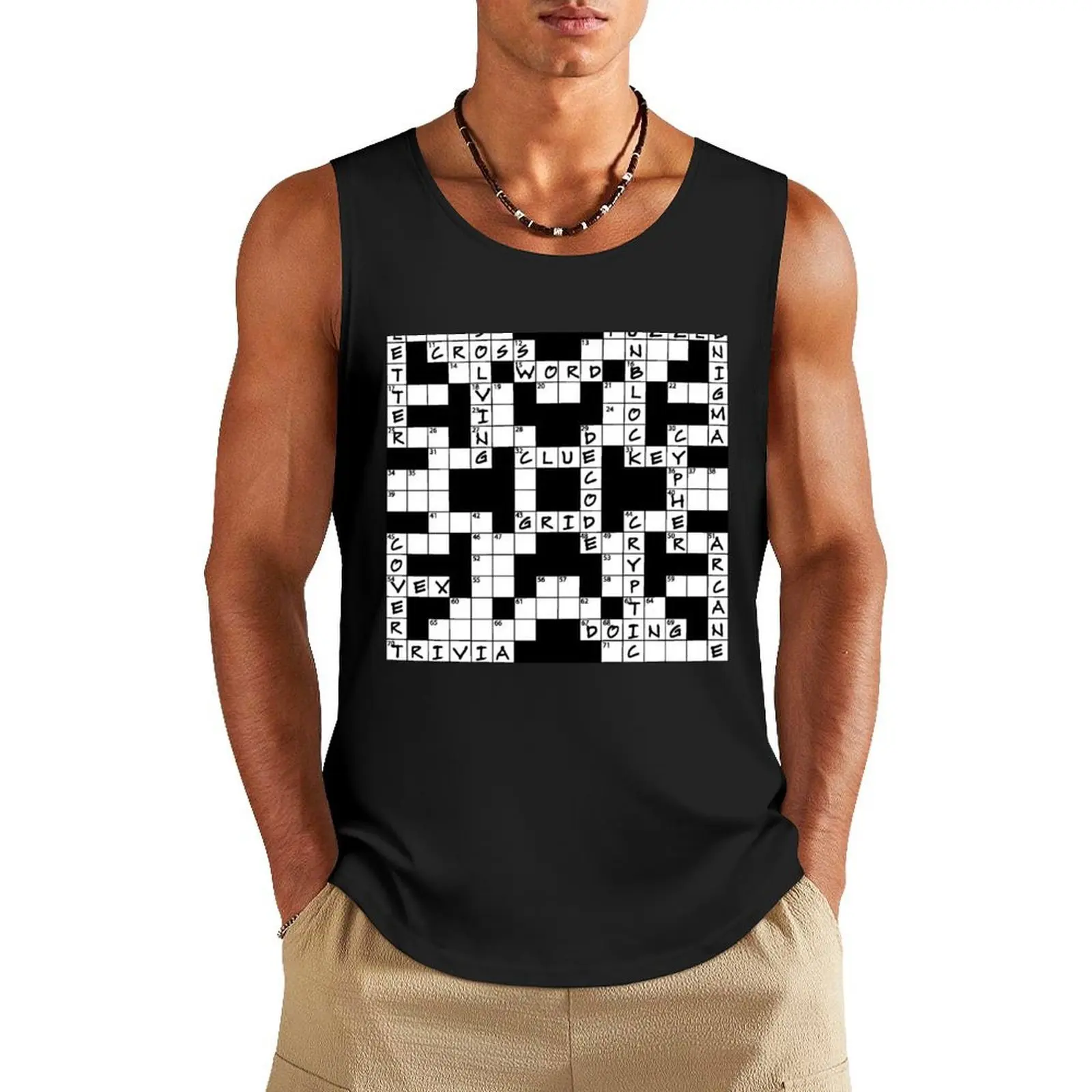 Crossword puzzle fan clue solver puzzler cruciverbalist Tank Top T-shirts men Body man Men's sports t-shirt
Crossword puzzle fan clue solver puzzler cruciverbalist Tank Top T-shirts men Body man Men's sports t-shirt