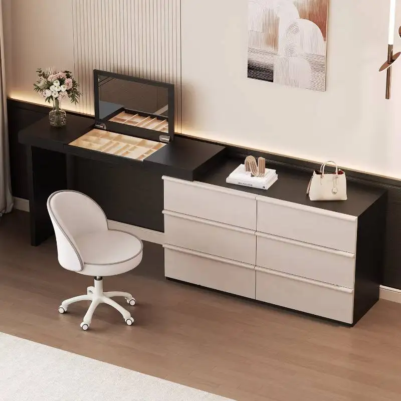 Essentials European Vanity Desk Mirror Drawers Modern Corner Dressing Table Makeup Nightstands Coiffeuse Chambre Furnitures
Essentials European Vanity Desk Mirror Drawers Modern Corner Dressing Table Makeup Nightstands Coiffeuse Chambre Furnitures