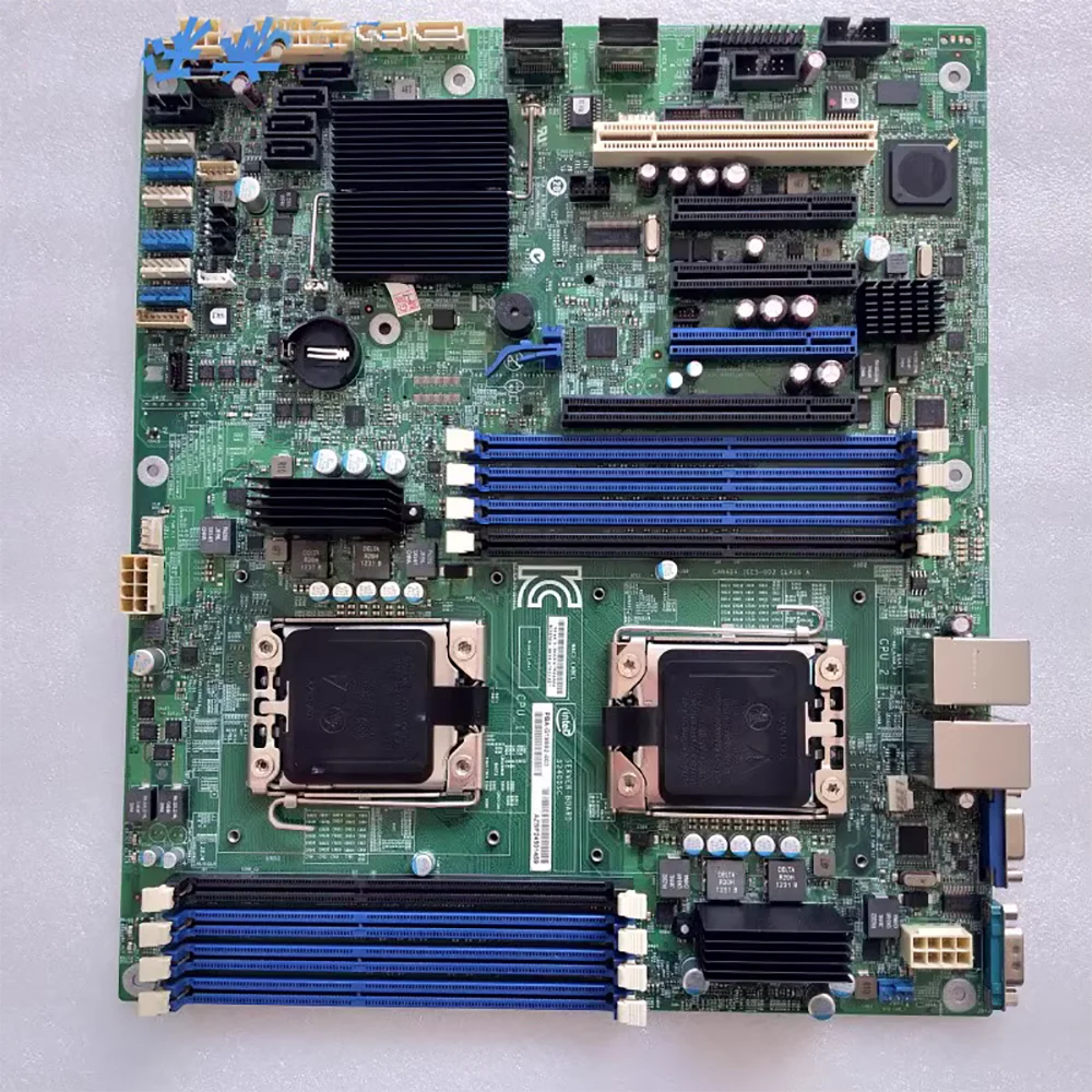Dual port LGA1356 Support E5 2403 7 server motherboard S2400SC2
Dual port LGA1356 Support E5 2403 7 server motherboard S2400SC2