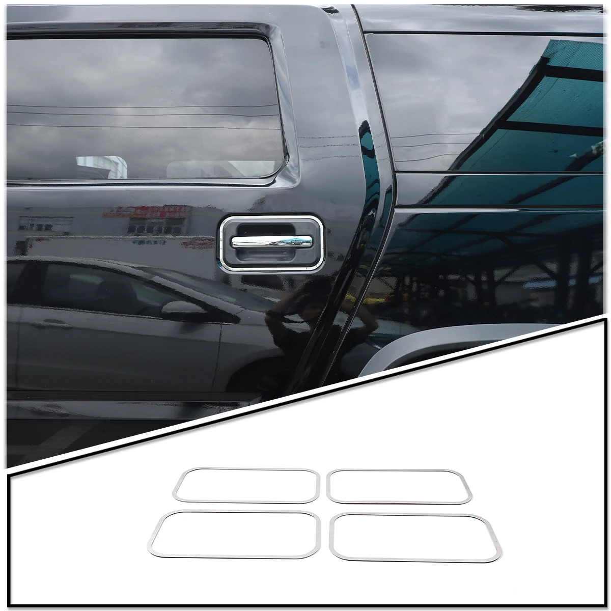 For Hummer H2 2003-2009 car styling Stainless Steel Silver Car Outer Door Handle Frame Trim car Accessories
For Hummer H2 2003-2009 car styling Stainless Steel Silver Car Outer Door Handle Frame Trim car Accessories