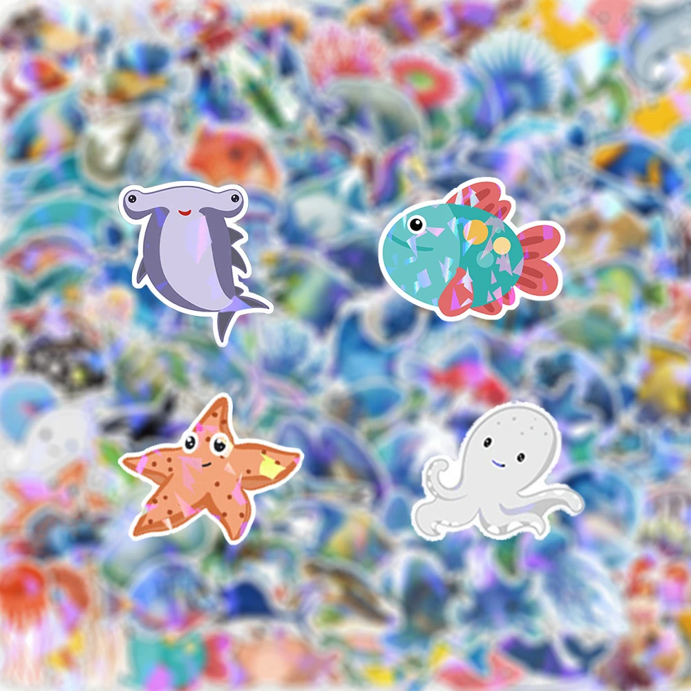 10/30/50/100/200pcs Cute Marine Life Cartoon Laser Stickers Sea Animals Graffiti Decals Stationery Notebook Phone Kids Sticker
10/30/50/100/200pcs Cute Marine Life Cartoon Laser Stickers Sea Animals Graffiti Decals Stationery Notebook Phone Kids Sticker