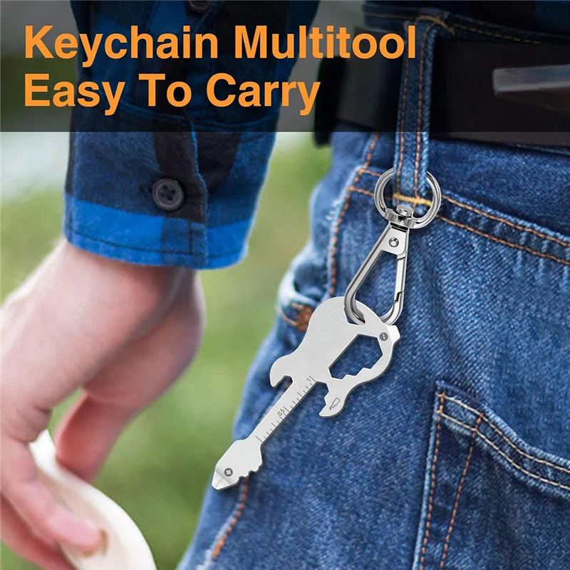 B-Est 12 In 1 Keychain Multi-Tool, Mini EDC Tool Gear Bottle Opener Screwdriver For Camping Survival Easy To Use
B-Est 12 In 1 Keychain Multi-Tool, Mini EDC Tool Gear Bottle Opener Screwdriver For Camping Survival Easy To Use