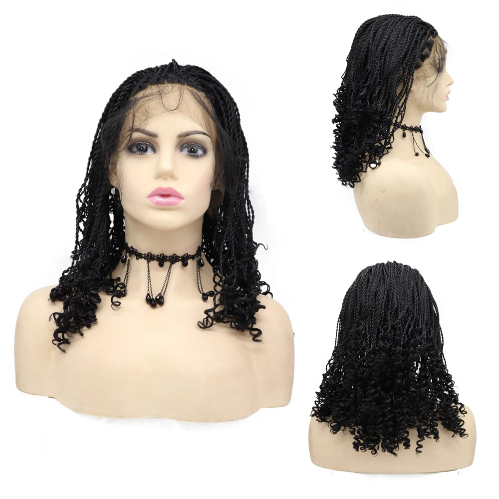 Synthetic Braids Wigs Lace Front Wigs 16inches Hair 1B Black Braid Synthetic Wig for Women Cosplay Or Daily Use
Synthetic Braids Wigs Lace Front Wigs 16inches Hair 1B Black Braid Synthetic Wig for Women Cosplay Or Daily Use