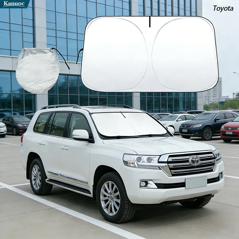 Windshield Sun Shade For Toyota Land Cruiser Prado 2000-2024 Car Sunshade Sun Visor Protector Foldable Blocks UV Rays
Windshield Sun Shade For Toyota Land Cruiser Prado 2000-2024 Car Sunshade Sun Visor Protector Foldable Blocks UV Rays