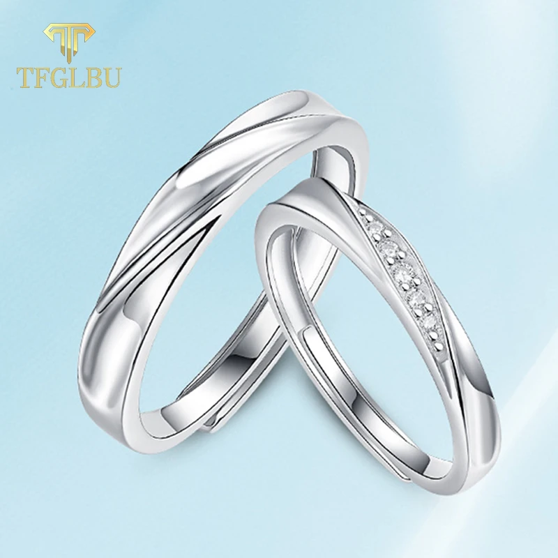 TFGLBU D Vvs1 набор колец из муассанита для пары 100% S925 Стерлинговое Серебро Обручальное Обещание на свадьбу бриллиантовое кольцо ювелирные изделия
TFGLBU D Vvs1 набор колец из муассанита для пары 100% S925 Стерлинговое Серебро Обручальное Обещание на свадьбу бриллиантовое кольцо ювелирные изделия