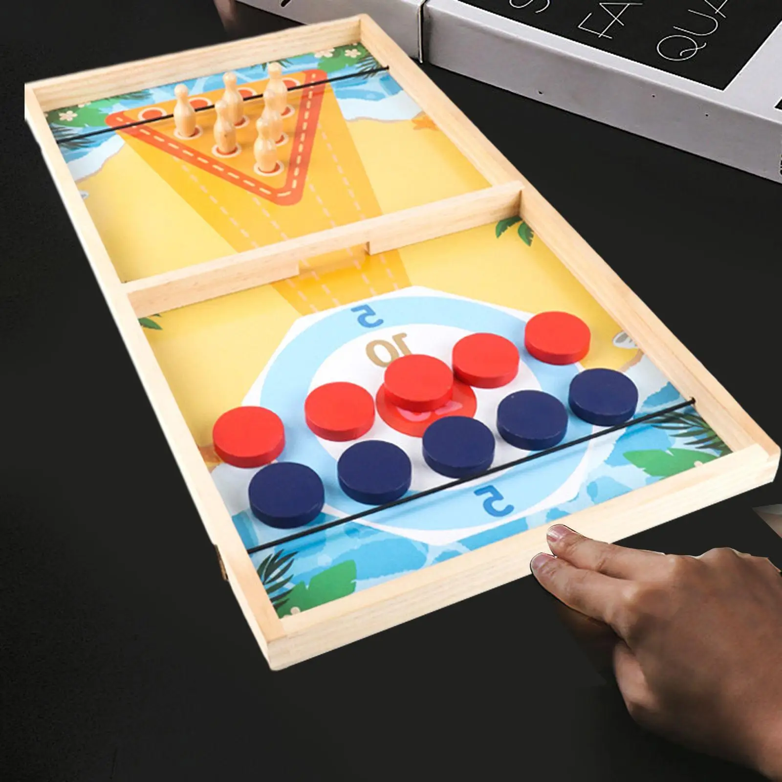 Wooden Fast Puck Game Interactive Family Game Multifunctional Fun Portable 3 in 1 for Children Party Boys Girls Kids Adults
Wooden Fast Puck Game Interactive Family Game Multifunctional Fun Portable 3 in 1 for Children Party Boys Girls Kids Adults