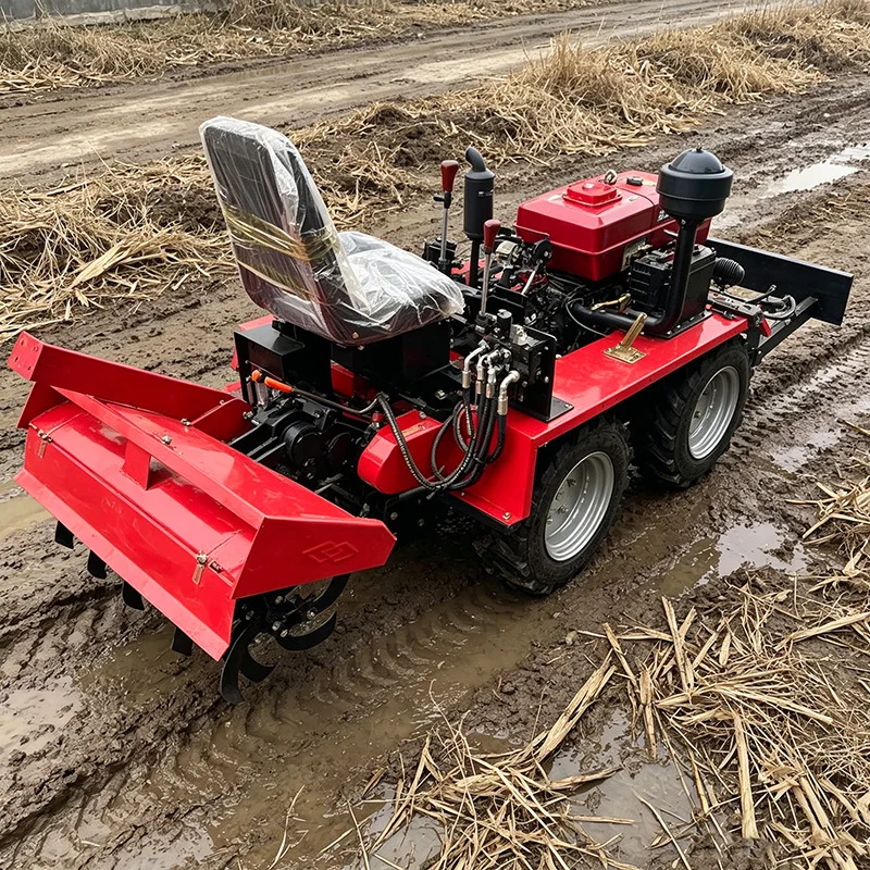 Customized 35HP Rotary Tiller Tractor, 4‑Wheel Drive Rotary Tiller, Agricultural Wheeled Tractor, Cultivator Manufacturer
Customized 35HP Rotary Tiller Tractor, 4‑Wheel Drive Rotary Tiller, Agricultural Wheeled Tractor, Cultivator Manufacturer