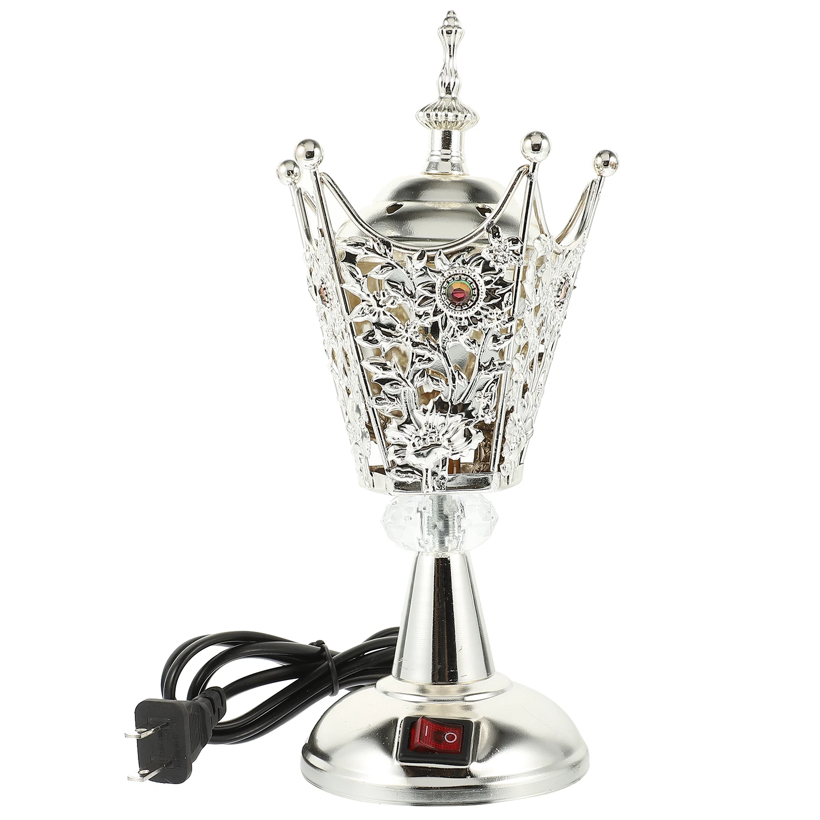 Electric Incense Burner Silver Iron Stove Vintage Home Decor Aroma Relaxation Oils Stabilized Tabletop Retro Design Bright Color
Electric Incense Burner Silver Iron Stove Vintage Home Decor Aroma Relaxation Oils Stabilized Tabletop Retro Design Bright Color