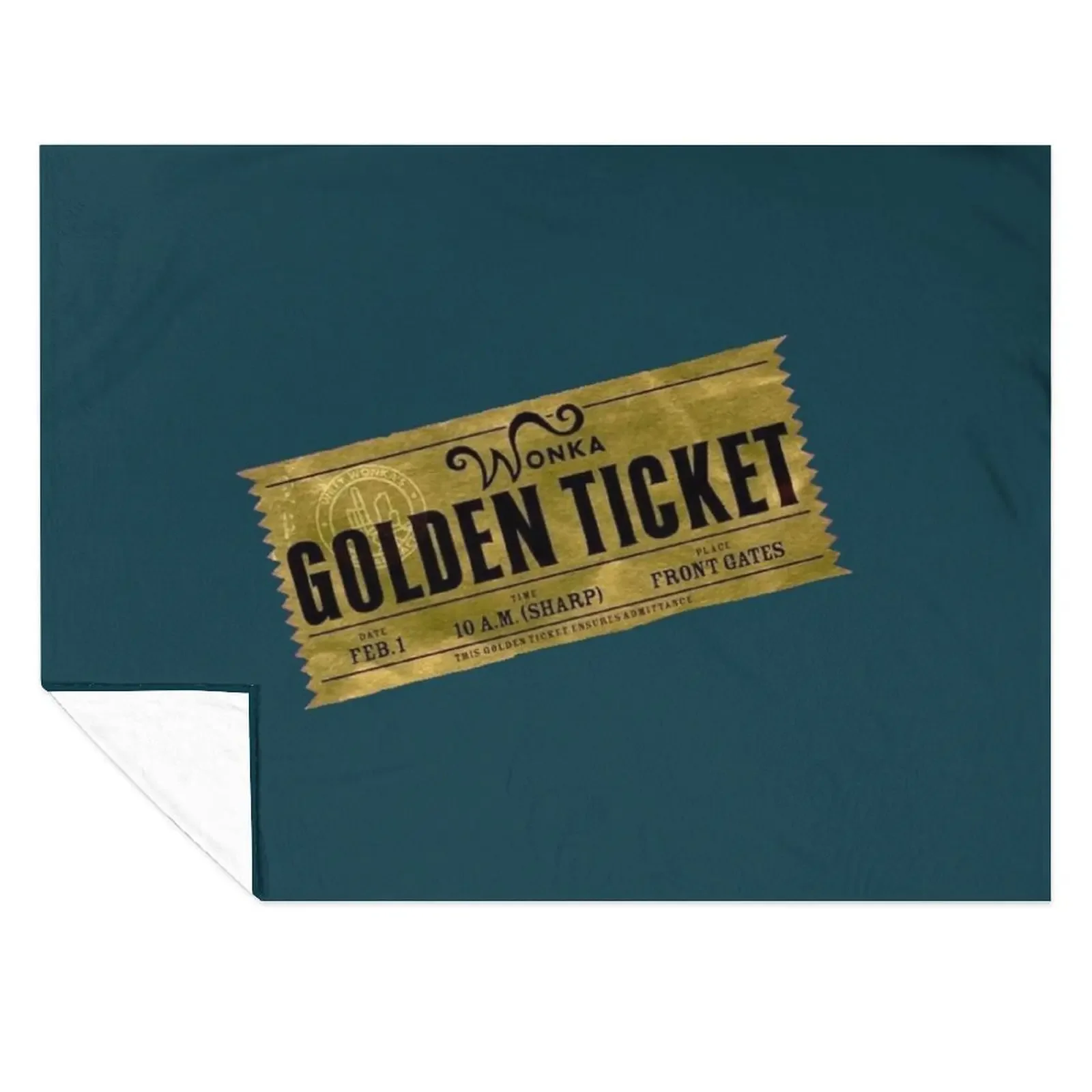 Golden Ticket Throw Blanket Personalized Gift Luxury Luxury Designer Custom Blankets
Golden Ticket Throw Blanket Personalized Gift Luxury Luxury Designer Custom Blankets
