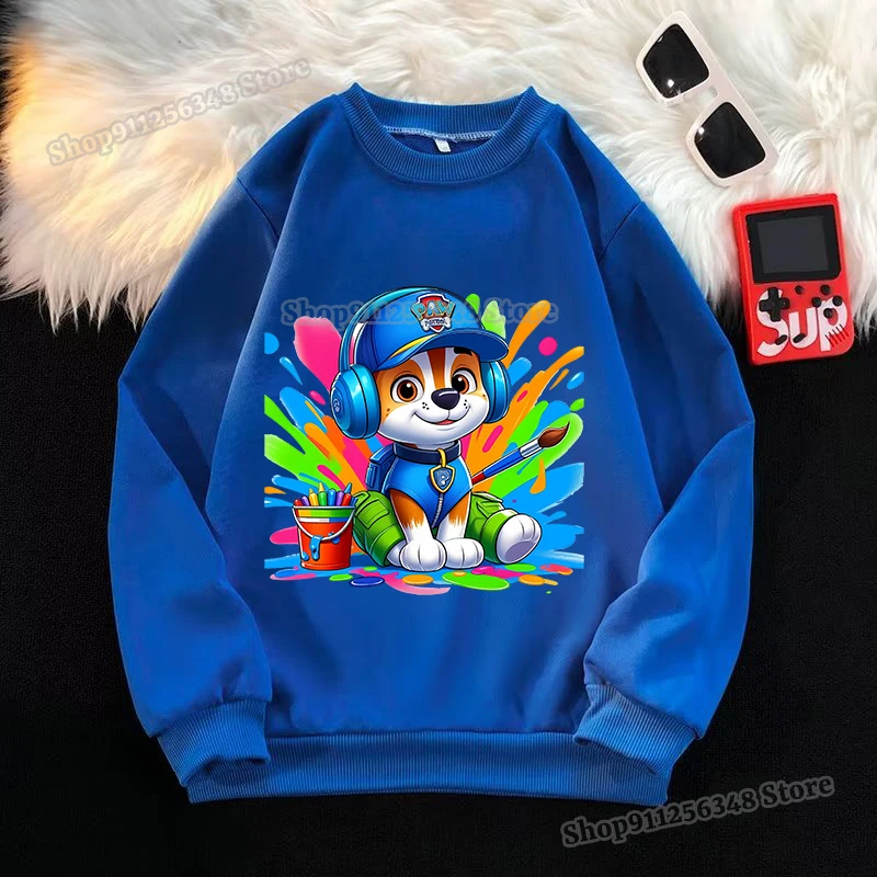 Cartoon Paw Patrols Sweatshirts for Children Spring Autumn Wear Polyester Long Sleeve Pullover Kids Hoodies Cute Clothes Tops
Cartoon Paw Patrols Sweatshirts for Children Spring Autumn Wear Polyester Long Sleeve Pullover Kids Hoodies Cute Clothes Tops