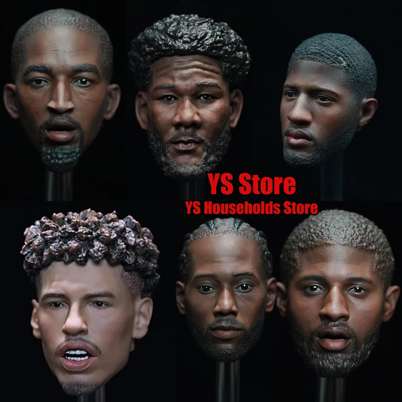 1/6 Basketball Player Delicate Painted Head Sculpt Model Toys Reset Studio Accessory For 12" Male Action Figure Body Decoration
1/6 Basketball Player Delicate Painted Head Sculpt Model Toys Reset Studio Accessory For 12" Male Action Figure Body Decoration