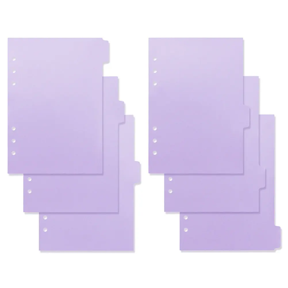 6Pcs Premium PP Plastic Binder Dividers with Writable Index Tabs for A4 Loose Leaf Notebooks Journals Reports Planners
6Pcs Premium PP Plastic Binder Dividers with Writable Index Tabs for A4 Loose Leaf Notebooks Journals Reports Planners
