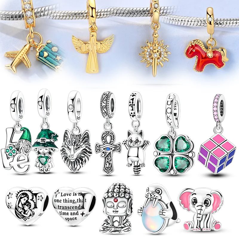 Original Sparking Spinning Charms 925 Sterling Silver Sea Lion Elephant Pendants Beads Fit Bracelet Jewelry Gift For Women
Original Sparking Spinning Charms 925 Sterling Silver Sea Lion Elephant Pendants Beads Fit Bracelet Jewelry Gift For Women