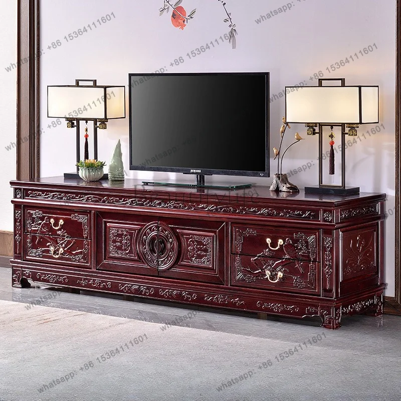 Chinese Classical Solid Wood TV Cabinet Camphor Wood Antique Carved TV Cabinet New Living Room
Chinese Classical Solid Wood TV Cabinet Camphor Wood Antique Carved TV Cabinet New Living Room