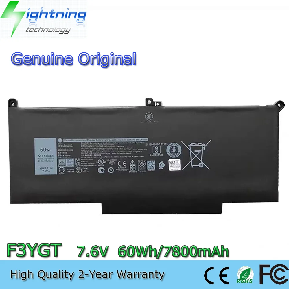 New F3YGT Genuine Original Notebook Battery for Dell Latitude 13 7000 7380 7390 E7280 E7380 E7480 14 7490
New F3YGT Genuine Original Notebook Battery for Dell Latitude 13 7000 7380 7390 E7280 E7380 E7480 14 7490