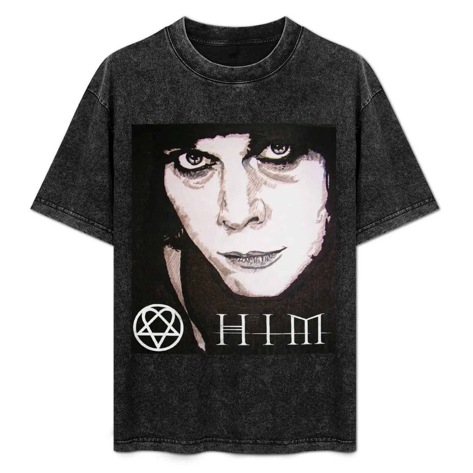 Ville Valo HIM T-Shirt t shirts for man cotton t shirt custom print T-Shirt 
Ville Valo HIM T-Shirt t shirts for man cotton t shirt custom print T-Shirt