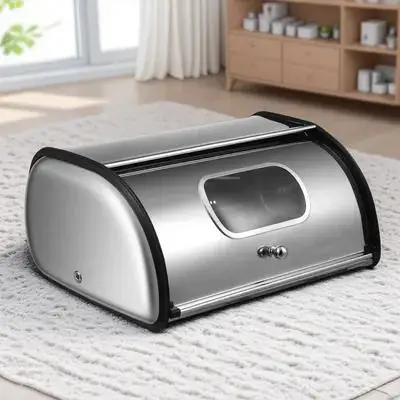 Stainless Steel Bread Box Airtight Multi-Function Container Household Organizer Kitchen Accessory Strong Non-Deformable
Stainless Steel Bread Box Airtight Multi-Function Container Household Organizer Kitchen Accessory Strong Non-Deformable
