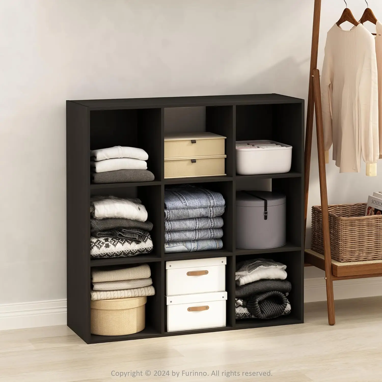 Cubic Multipurpose Clothing & Closet Storage Organizer Shelf, 9-Cube, Espresso
Cubic Multipurpose Clothing & Closet Storage Organizer Shelf, 9-Cube, Espresso
