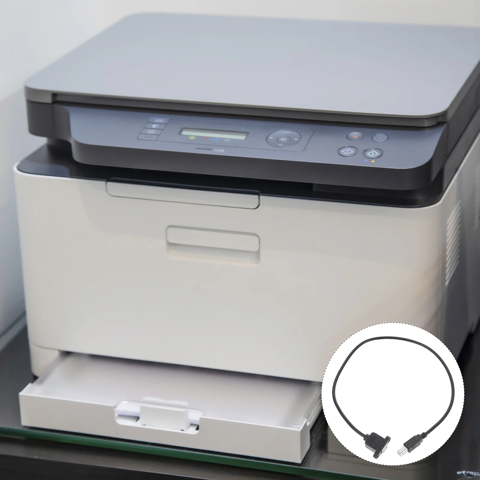 50cm Usb2.0 Data Cable Printer Extension High- Pure Copper Core Stable Transmission Right Angled Scanner Accessory
50cm Usb2.0 Data Cable Printer Extension High- Pure Copper Core Stable Transmission Right Angled Scanner Accessory