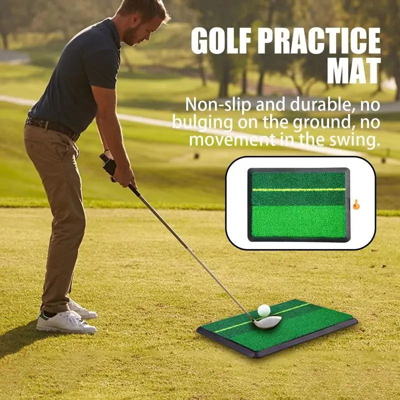 Golf Hitting Mat Indoor 12X16 Inches Golf Turf Mat Indoor Practice Portable Non-Slip Rubber Base Training Aid For Living Room
Golf Hitting Mat Indoor 12X16 Inches Golf Turf Mat Indoor Practice Portable Non-Slip Rubber Base Training Aid For Living Room