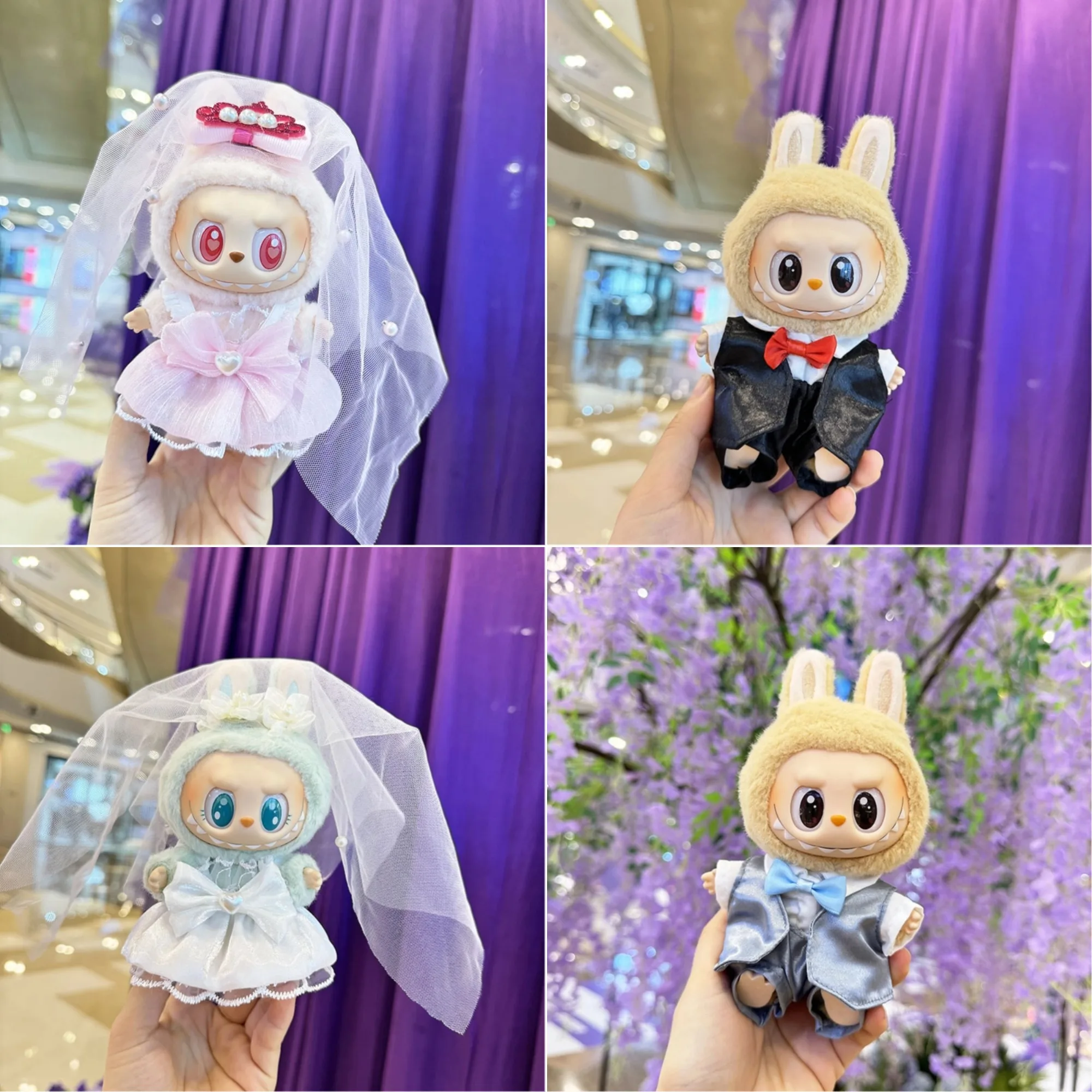Labubu Doll Clothes Love Wedding Dress Suit Set 17cm Plush Doll Clothes Replacement Labubu I II Idol Doll Sitting Party
Labubu Doll Clothes Love Wedding Dress Suit Set 17cm Plush Doll Clothes Replacement Labubu I II Idol Doll Sitting Party